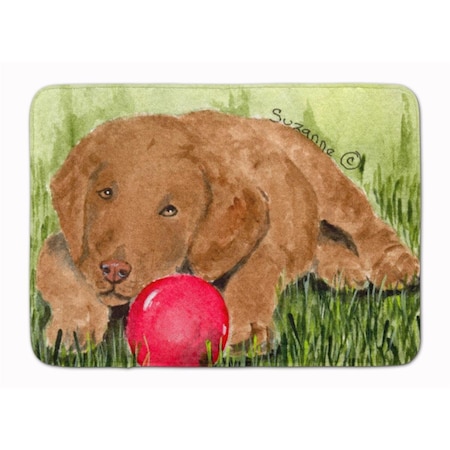 Carolines Treasures Curly Coated Retriever Machine Washable Memory Foam Mat SS8684RUG